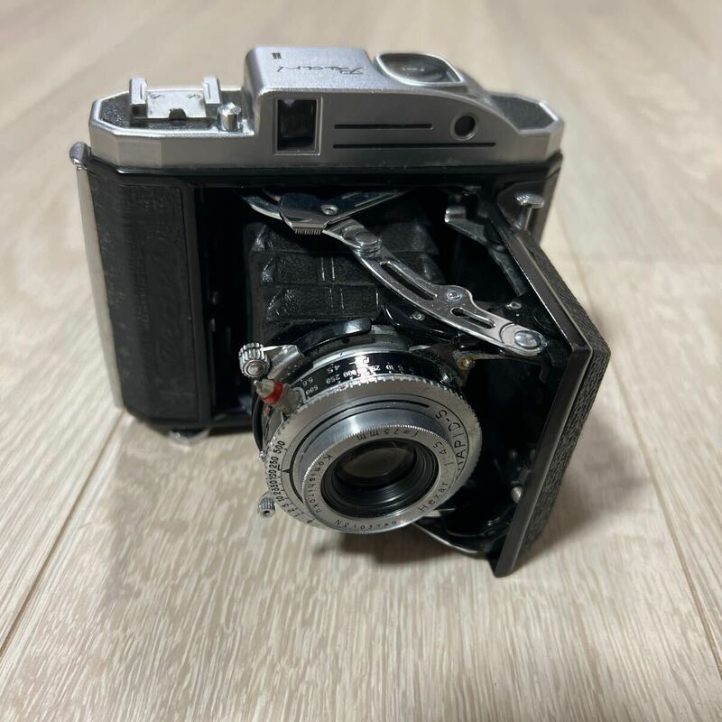 Pearl II Konishiroku Hexar 75mm F4.5 蛇腹カメラ