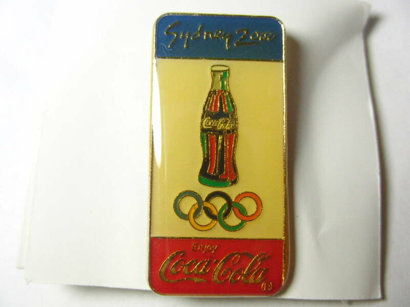 Australia コカ・コーラ　ボトル ピンバッジ 瓶　2000 シドニー オリンピック ピンズ ピンバッチ レトロ レア