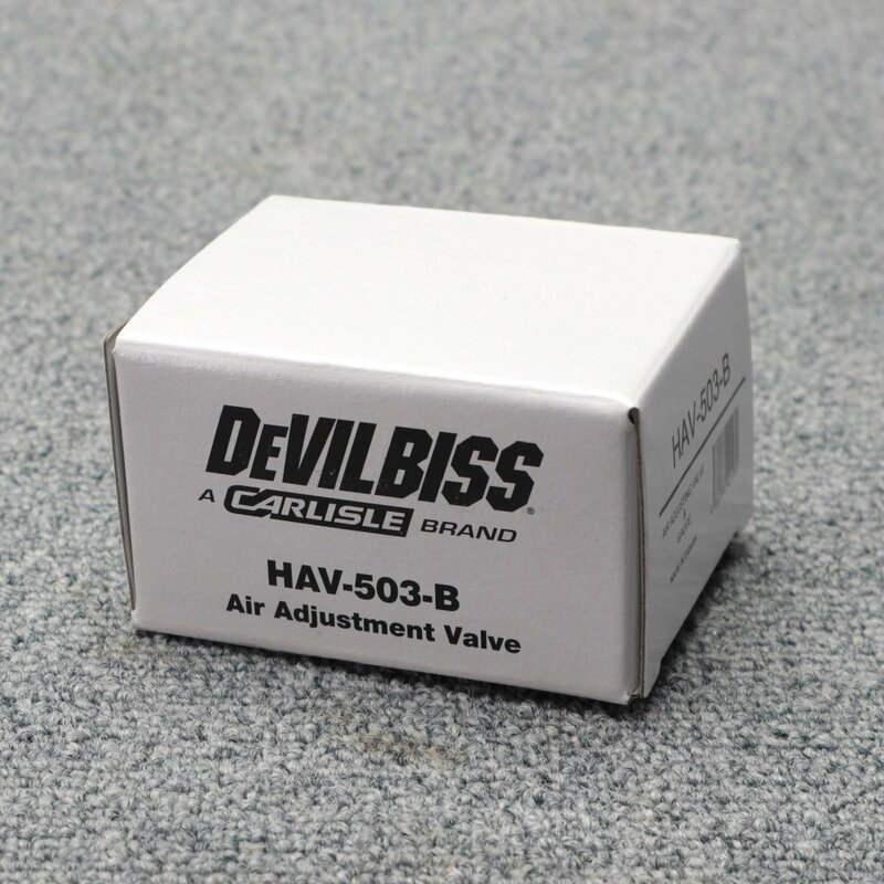 【工具等】DEVILBISS（デビルビス）　ゲージ付きエアバルブ 手元圧力計 HAV-503-B　未使用品