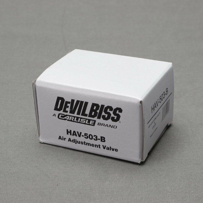 【工具等】DEVILBISS（デビルビス）　ゲージ付きエアバルブ　手元圧力計　HAV-503-B　未使用品