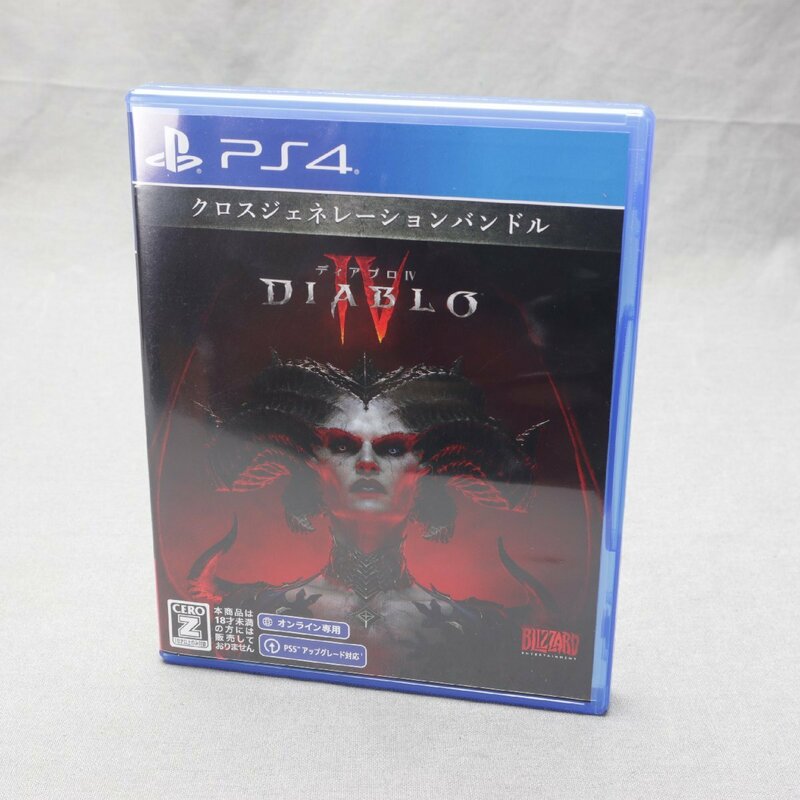 【その他】PS4 プレイステーション4 DIABLO ディアブロ Ⅳ クロスジェネレーションバンドル ソフト　中古品
