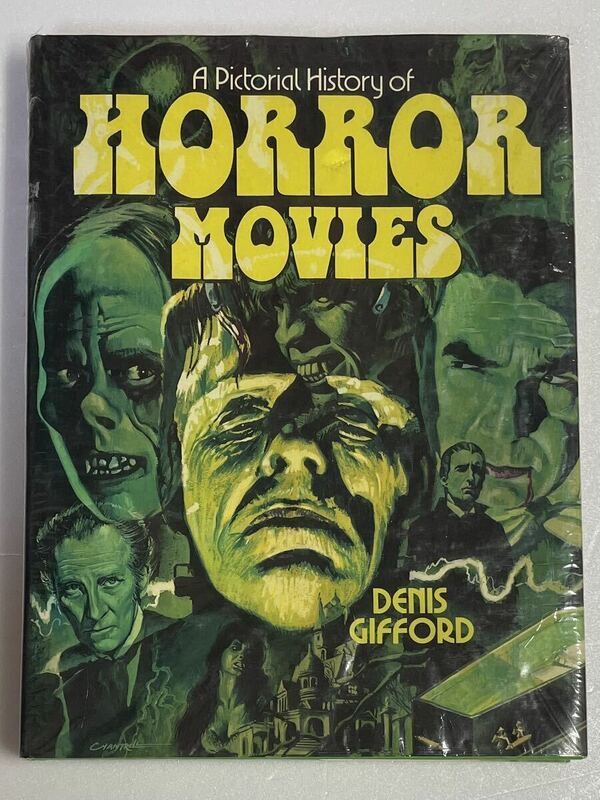 当時物 A pictorial history of horror movies denis gifford 検・洋書 ホラー 映画 ホラームービー ドラキュラ フランケン モンスター