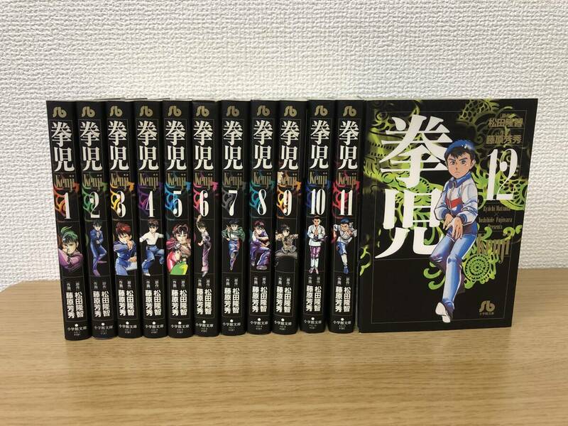 拳児 文庫版 全巻全12巻完結コミックセット 松田隆智/藤原芳秀/国内正規品/非レンタル品/小学館文庫