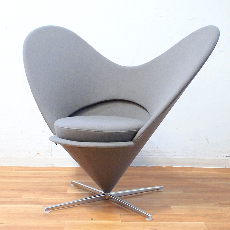 モデルルーム展示品 ヴィトラ/Vitra ハートコーンチェア/Heat Cone Chair パントン 北欧 ミッドセンチュリー デンマーク 名作椅子 50万