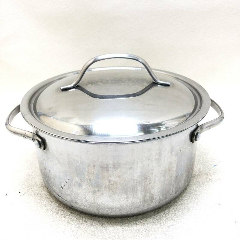 △BESTCO 両手鍋 6H 3.0L ステンレス 調理器具 鍋 なべ キッチン用品 中古品△G73541