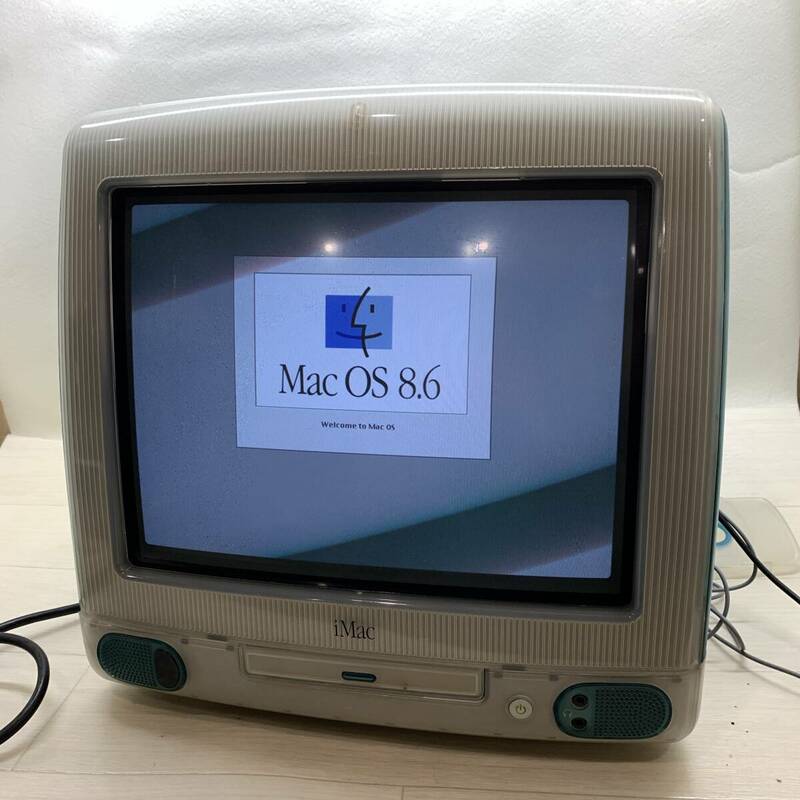 ■Apple iMac アップル 初代 CA95014 1998 M4984 マック パソコン本体 通電のみジャンク■C42052