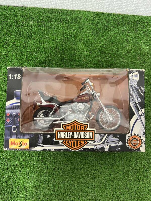 ハーレーダビットソン　HARLEY DAVIDSONMaisto 1:18 ミニ　Maisto 中古未開封　棚11