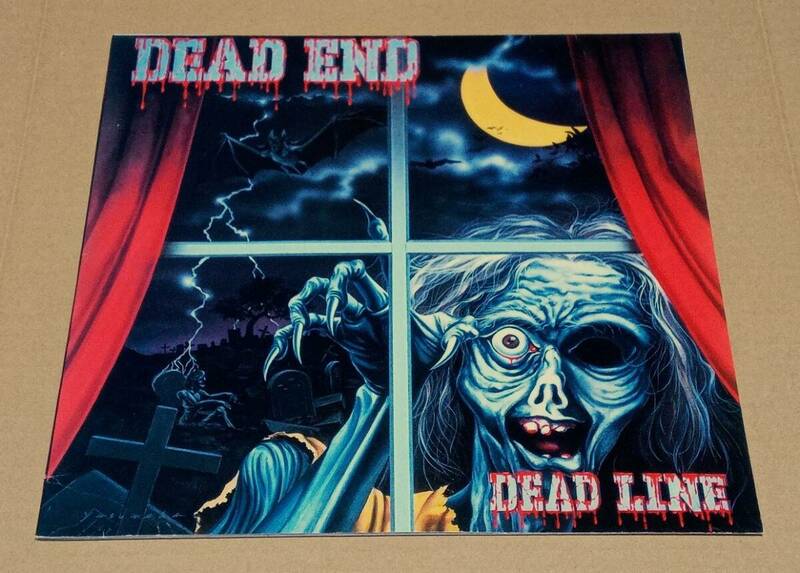 【即決】LPレコード●DEAD END『DEAD LINE』●盤 ほぼ美品●Night Gallery DEAD-2●デッドエンド●MORRIE●足立祐二●CRAZY COOL JOE