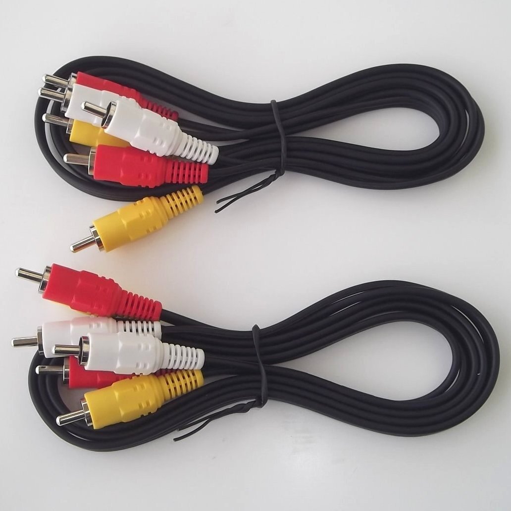 ■RCA 1.0m 3pin 3ピン RCAピンケーブル ビデオケーブル AVケーブル 赤白黄 SONY AVアンプ 付属品 ほぼ新品未使用 送料270円 (1)