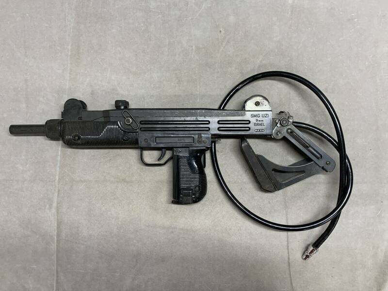 5＃G1a/4291　S.M.G UZI 9mm ISRAEL ASGK刻印　JAC　短機関銃 ガスガン　現状/未確認　100サイズ