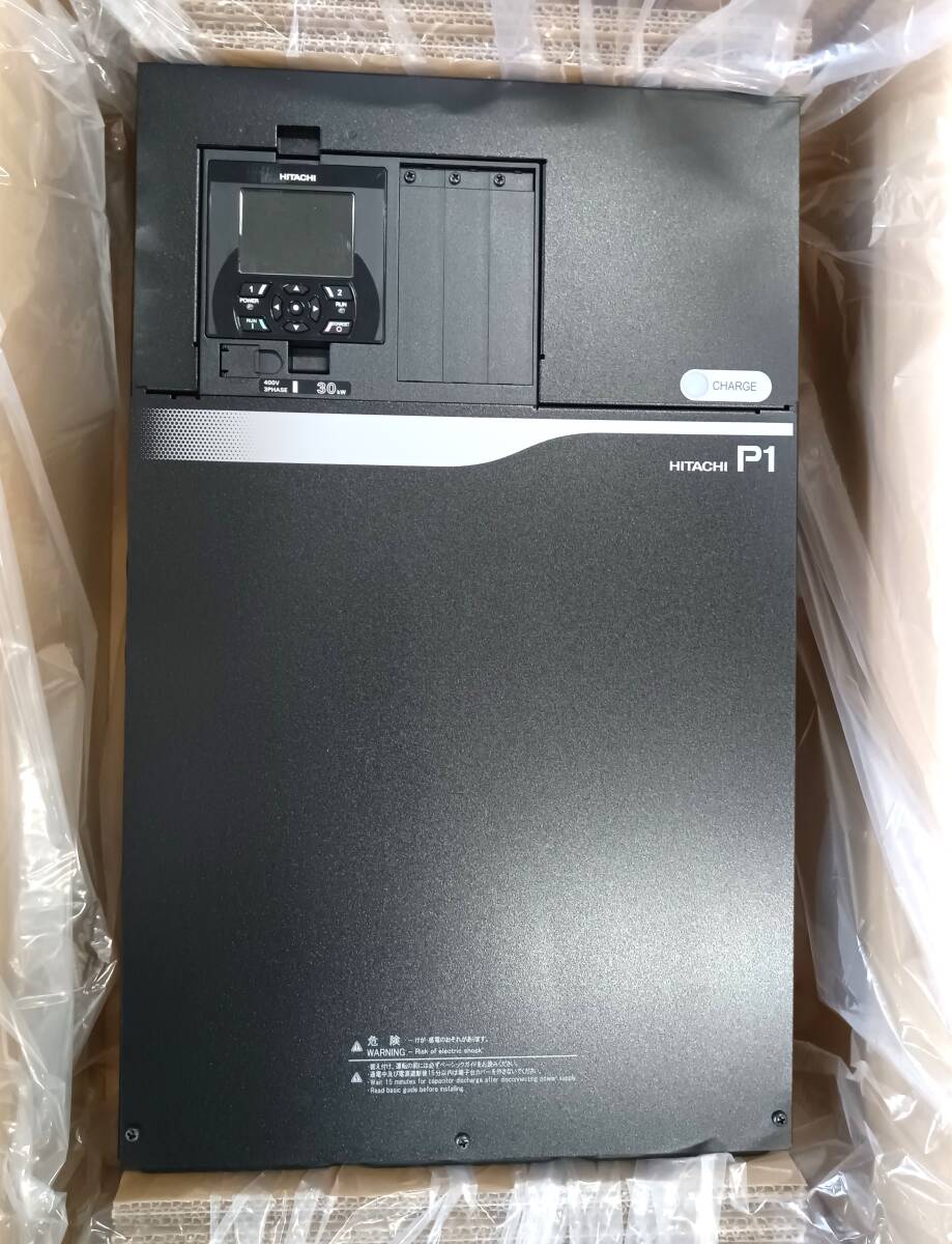 日立産業システム　インバーターSJシリーズP1（三相400V級）30kW　P1-00770-HFF(P1-300-HFF)Ver.2.03　未使用