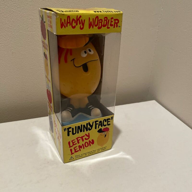 FUNKO WACKY WOBBLER ワッキーウォブラー フィギュア FUNNY FACE【LEFTY LEMON】