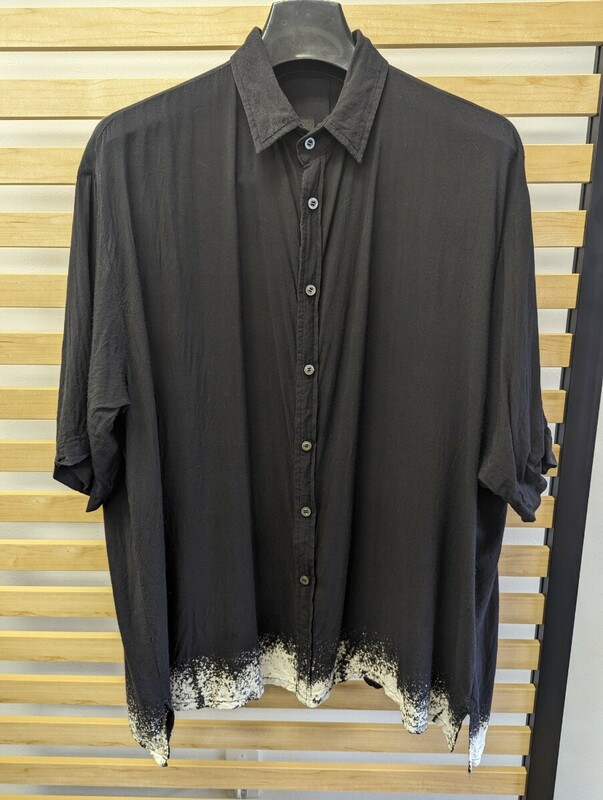 KMRii ケムリ Collection Discharged Rayon Box Shirt レーヨン ボックス シャツ 半袖 L'Arc～en～Ciel hydeさん着用モデル 中古品