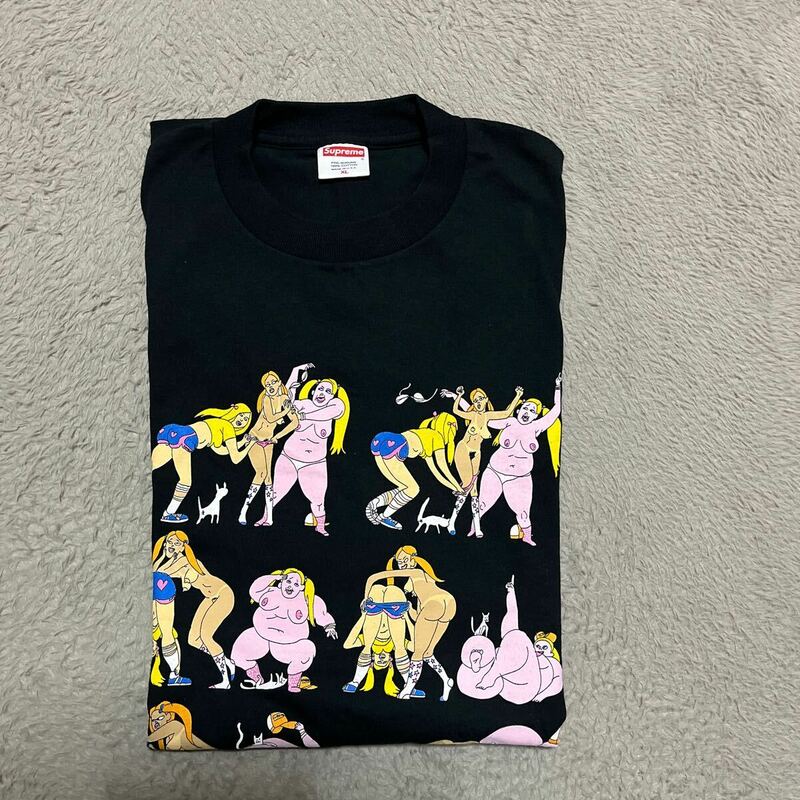 新品未使用　希少　04ss Supreme Todd James Reas tee tシャツ デッドストック　黒　ブラック　