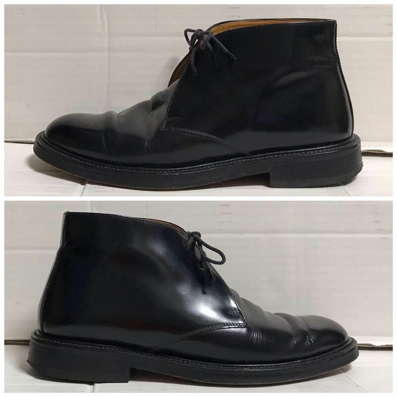 Hawkins ホーキンス CHUKKA BOOT チャッカ ブーツ 黒 ブラック MADE IN ITALY イタリア製 41