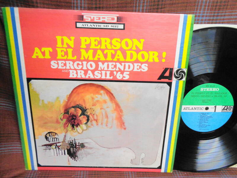 L#4506◆LP◆ エル・マタドールのセルジオ・メンデスとブラジル'65 SERGIO MENDES Brasil '65 In Person At El Matador Atlantic SD 8112