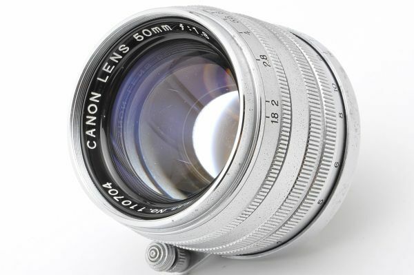 CANON LENS 50mm F1.8 キヤノン レンズ Lマウント L39 日本製 JAPAN キャノン カメラ Camera 50/1.8 Leica ライカ Leitz ライツ 18 5