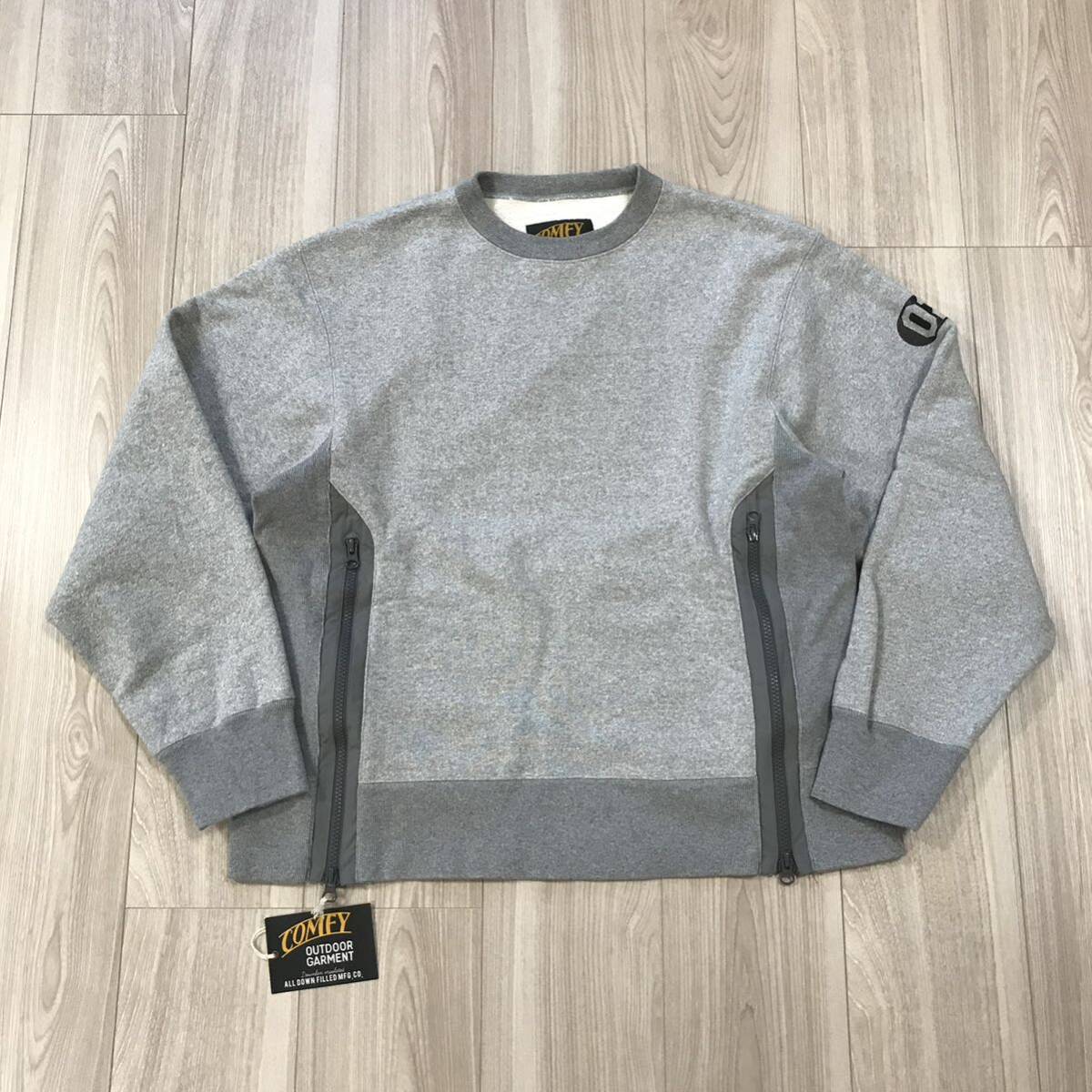 COMFY OUTDOOR GARMENT COG SIDEWINDER CREW コムフィアウトドアガーメント スウェット サイド ジップ スエット グレー ジャケット Tシャツ
