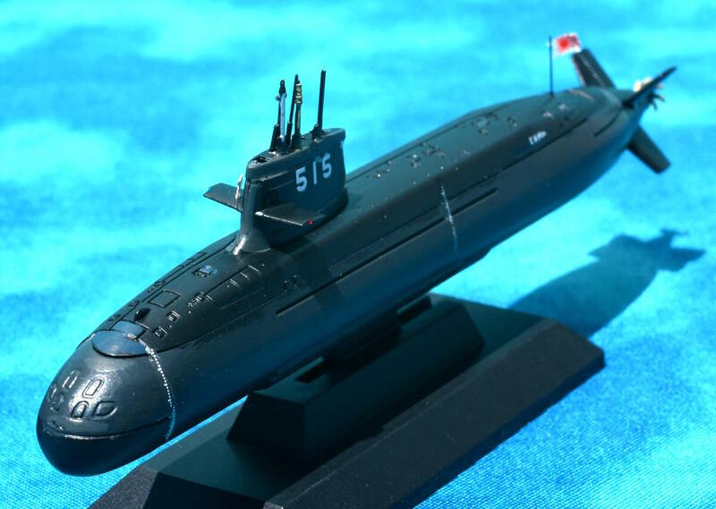 雅工房製1/700海上自衛隊潜水艦「じんげい」（完成品）