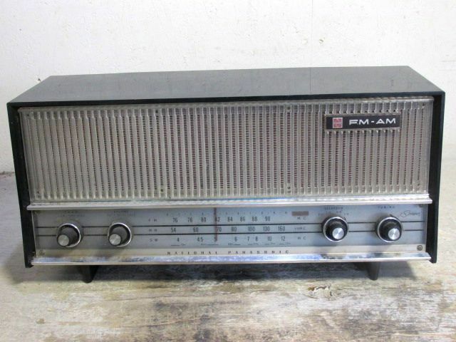 ジャンク ナショナル 真空管ラジオ RE-830 FM-AM 3-BAND