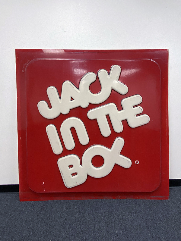 ジャックインザボックス★海外★Jack In The Box★サイン★看板★1980年代★ビンテージ★良くお読み下さい！