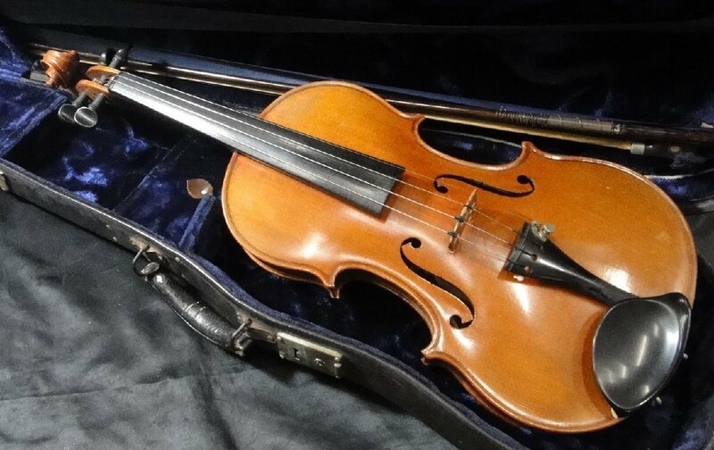 【中古】WILHELM HAMMIG ”SAMPO ドイツ製バイオリン JUNK ジャンク 現状渡し