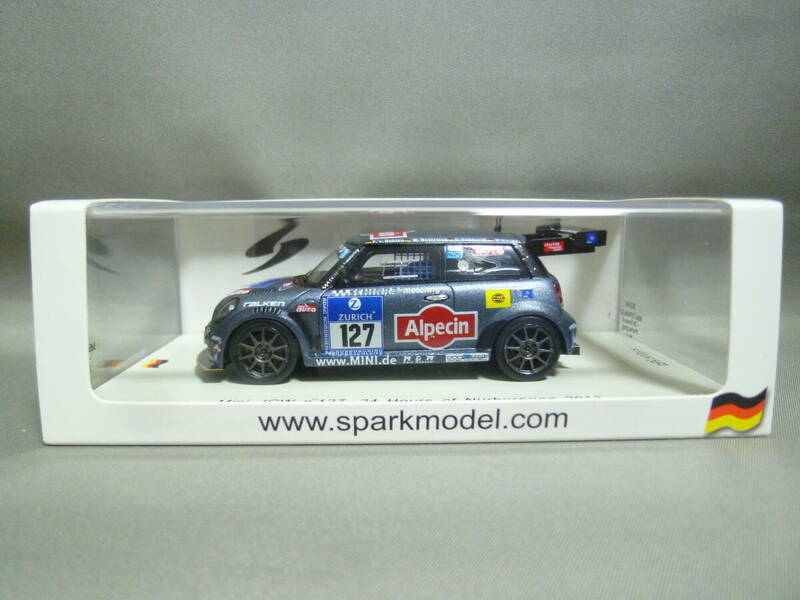 スパーク 1/43 ミニ JCW ジョンクーパーワークス ニュルブルクリンク 24h 2013 BMW Mini John Cooper Works