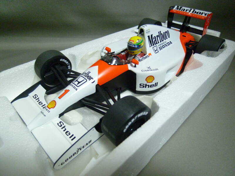 PMA 1/18 マクラーレン ホンダ MP4/6 A.セナ 1991 マルボロ仕様 McLaren HONDA SENNA