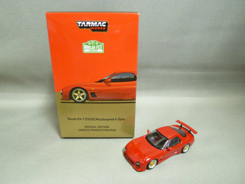 ターマック 1/64 マツダ RX-7 FD3S マツダスピード A-Spec レッド Mazda Mazdaspeed Tarmac