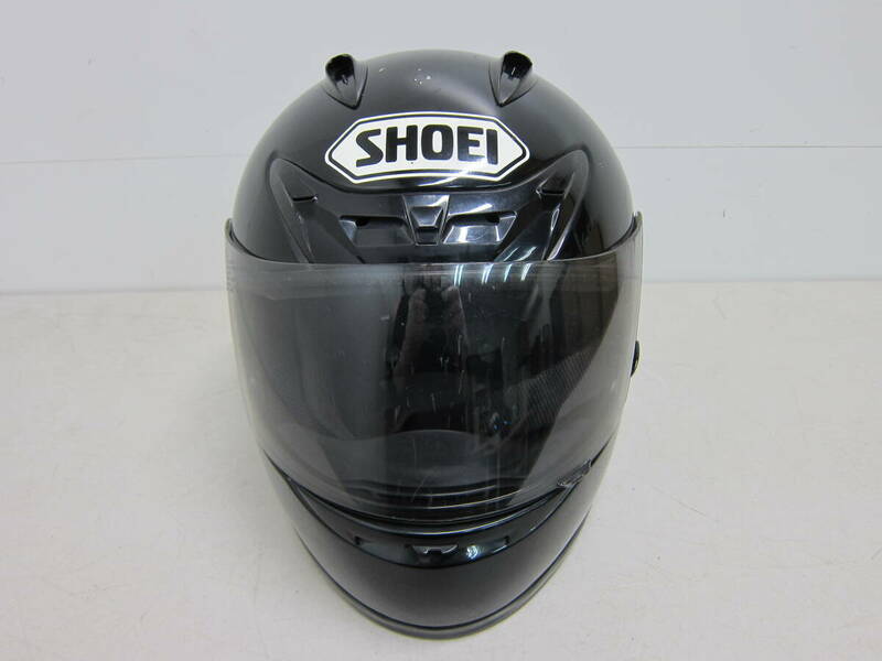 ジャンク扱い【SHOEI X-8 RS ヘルメット Sサイズ ブラック】