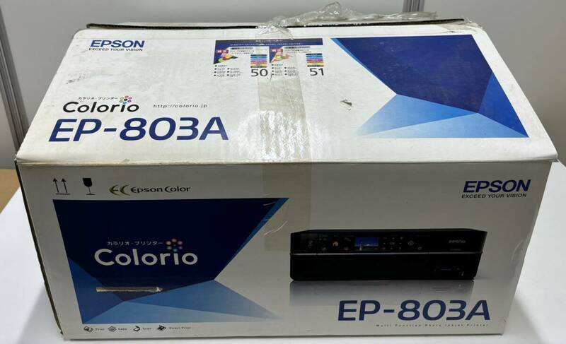 【通電確認済み】EPSON EP-803A エプソン カラリオ インクジェットプリンター ジャンク