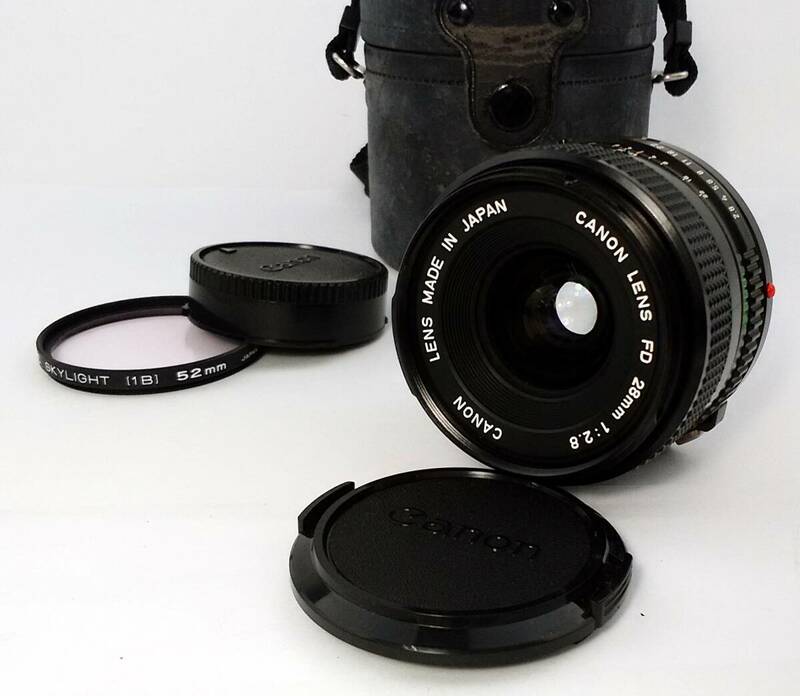 K/ Canon　キヤノン　レンズ　FD　28mm　1:2.8　0523-4