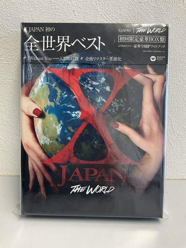 ★未開封★ XJAPAN THE WORLD～X JAPAN 初の全世界ベスト～ 初回限定豪華BOX盤　CD（2枚組)＋DVD＋豪華全60Pフォトブック