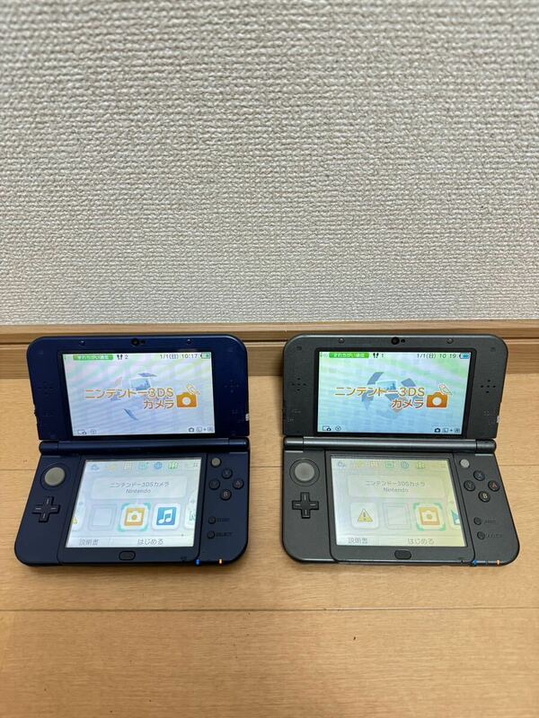 1円から　任天堂 Nintendo new NINTENDO 3DSLL 初期化済み 2点まとめ売りセット　現状渡し