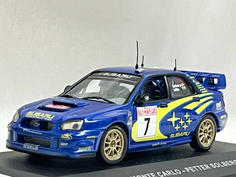 プロドライブ特注 ixo 1/43 スバル インプレッサ WRC 2003 ラリー・モンテカルロ ペター・ソルベルグ
