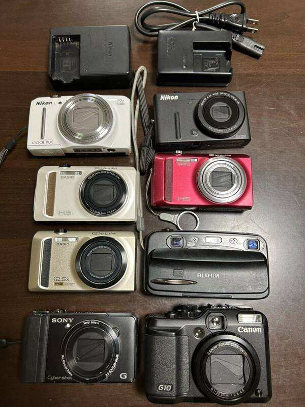 Canon /SONY /Nikon /CASIO /FUJIFILM コンパクトカメラ まとめ売り ジャンク