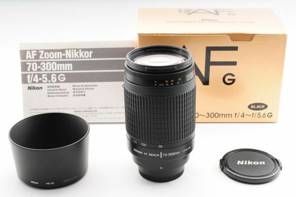 3146R687 ニコン Nikon AF NIKKOR 70-300mm f4-5.6 G Lens [動作確認済] 美品