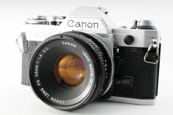 3170R695 キャノン Canon AE-1 SLR Film Camera FD 50mm f1.8 S.C. [動作確認済]