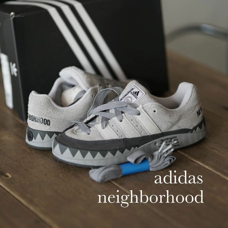 NEIGHBORHOOD × adidas Originals Adimatic アディダス オリジナルス ネイバーフッド アディマティック スニーカー 26cm グレー