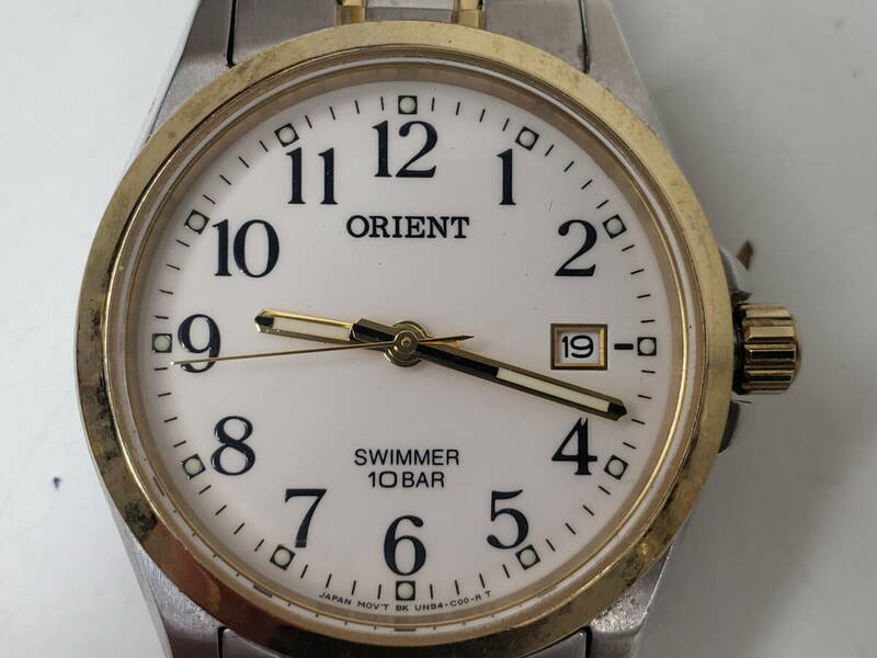 メンズ腕時計　ORIENT　UNB4-B0-C　【不動品】　激安１円スタート