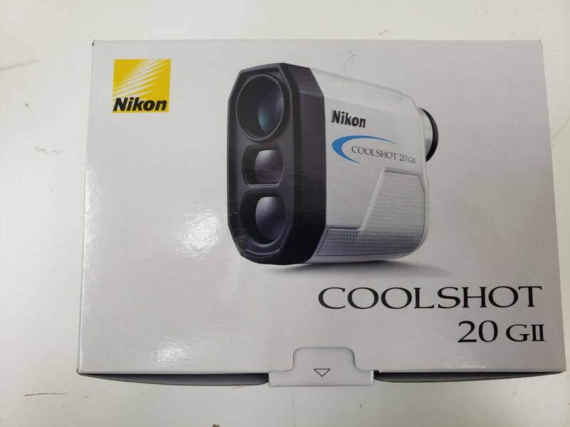 ゴルフ　レーザー距離計　Nikon COOLSHOT 20 GII　電池式　使用時間：小　美品　動作品　激安１円スタート