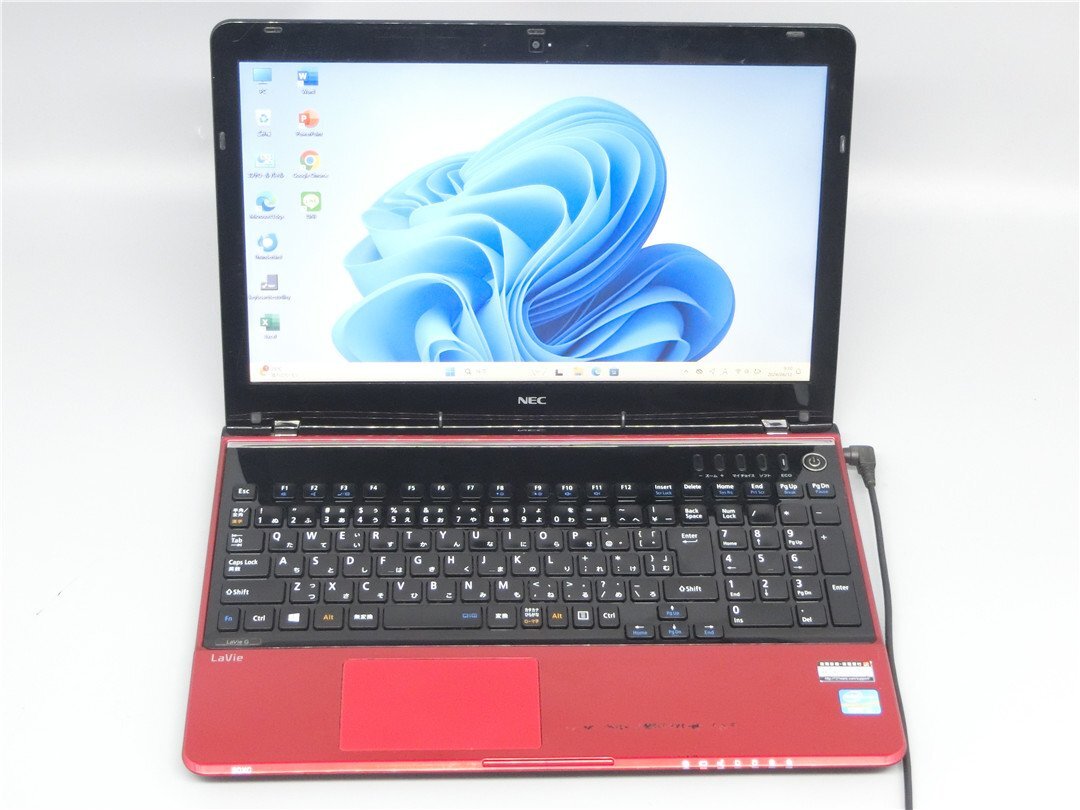 WEBカメラ/中古/15.6型/ノートPC/Win11Home/高速SSD256GB/8GB/COREi3　3120M/NEC　LS-GL253THAY　テンキー 　MSoffice2019　送料無料　