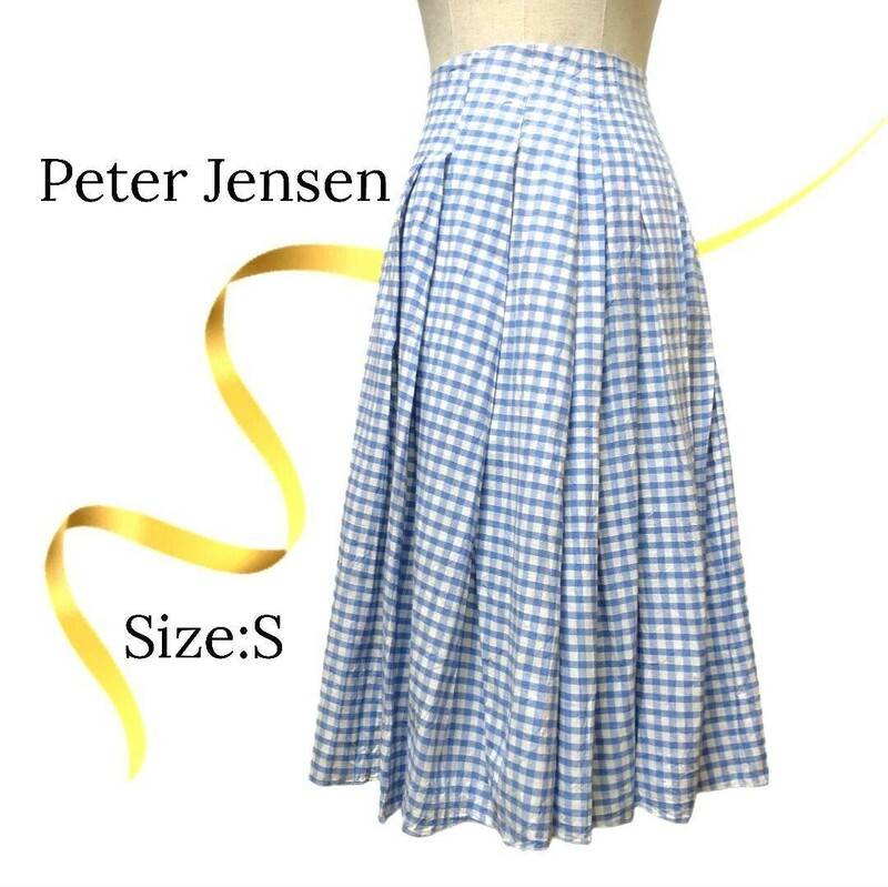 ★美品★Peter Jensen　ピーターイェンセン　プリーツスカート　コットン