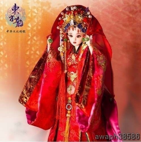 新品 中国人形 キャラクタードール ウェデイング 華やか 花嫁 女の子 お祝い プレゼント ハンドメイド 伝統 文化 歴史 着物