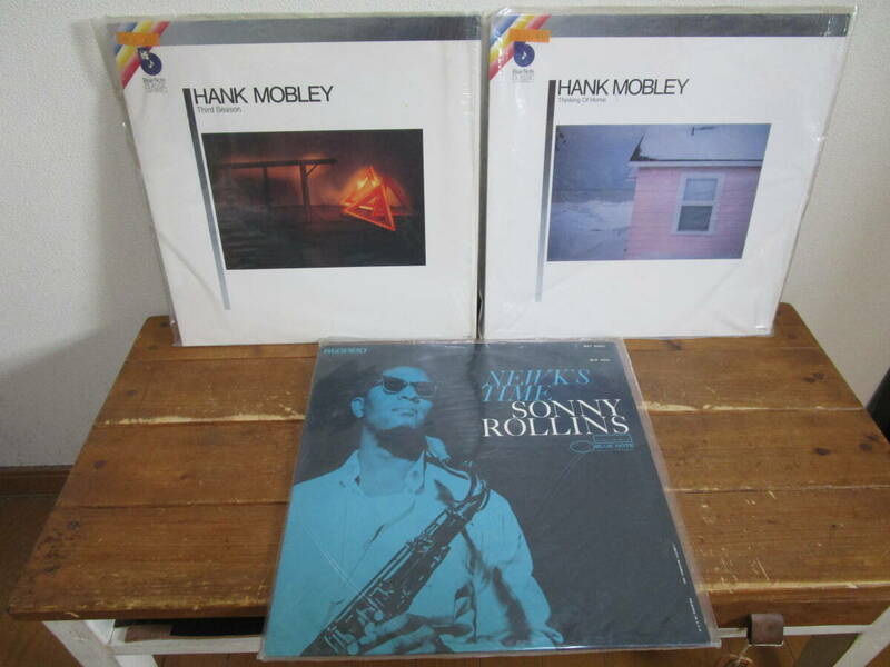 BLUE NOTE ３枚！ハンク・モブレー HANK MOBLEY！！LPレコード！JAZZ！ジャズ！ソニー・ロリンズ!