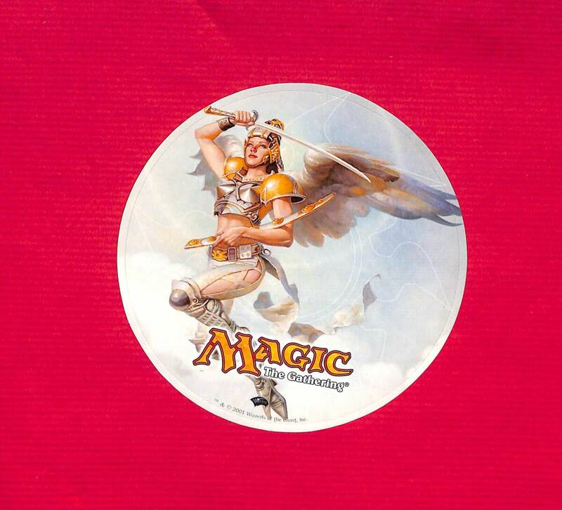 非売品・希少　 MTG 2001 マジック・ザ・ギャザリング 天使 ステッカー 　未使用