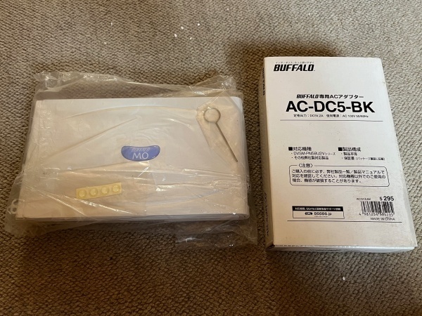 BUFFALO MO-C640IU MOドライブ 640MB 多分未使用品