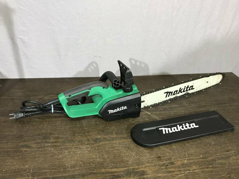 【2456】 マキタ makita 350mm 電気チェンソー M504 電動 チェーンソー 【中古品】