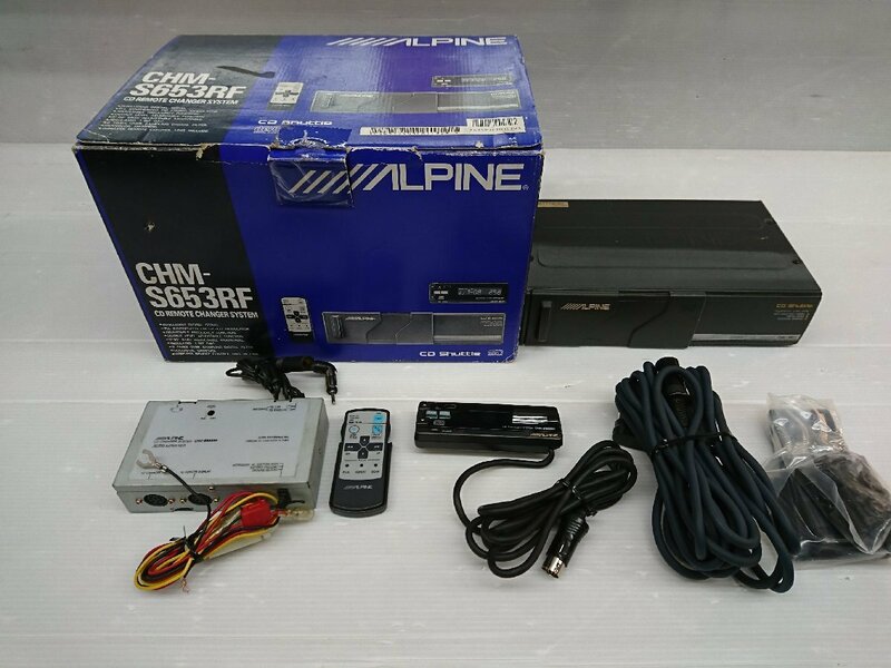 ★中古品★ALPINE アルパイン CDチェンジャー ディスクチェンジャー システムオートリミッター CHM-S653RF 6連装 6枚【他商品と同梱歓迎】