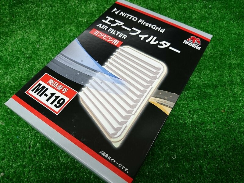 ★未使用品★日東工業 FirstGrid エアーフィルター 品番 H-119 ホンダ用 純正交換タイプ ミニカ パジェロミニなど【他商品と同梱歓迎】